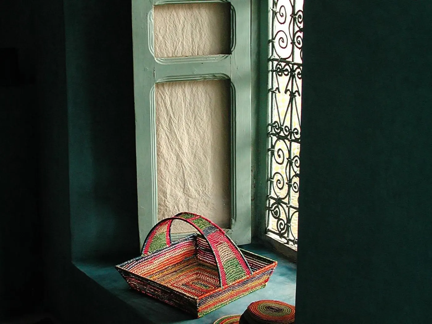 Turquoise window nook